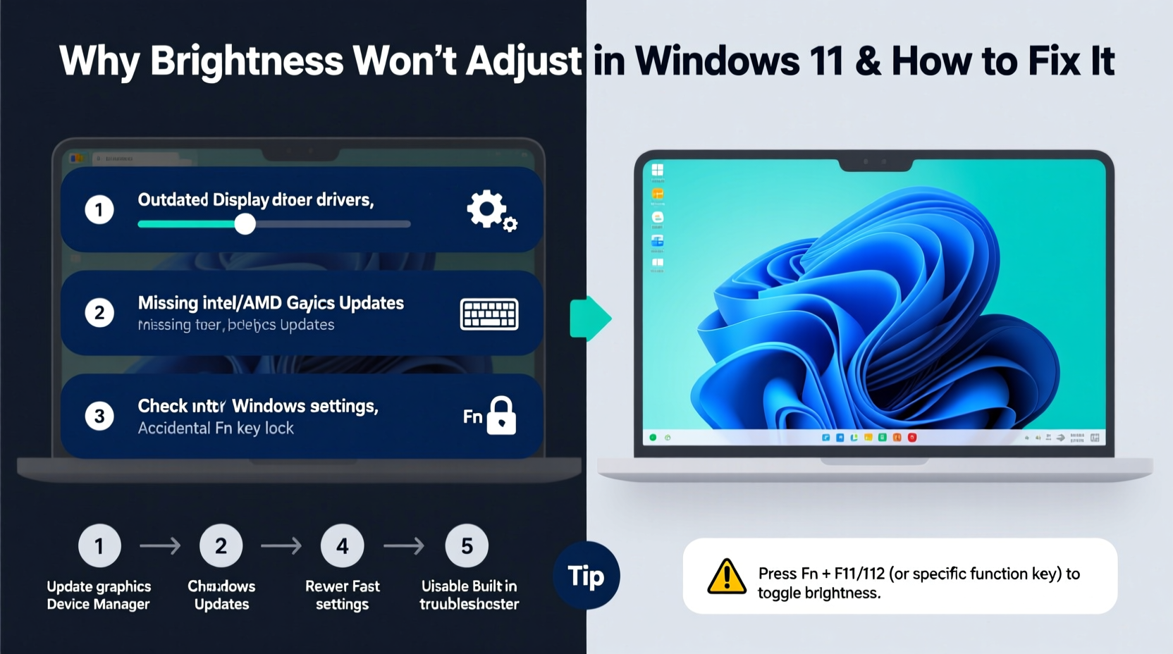 cant change brightness in windows 11 heres why how to fix