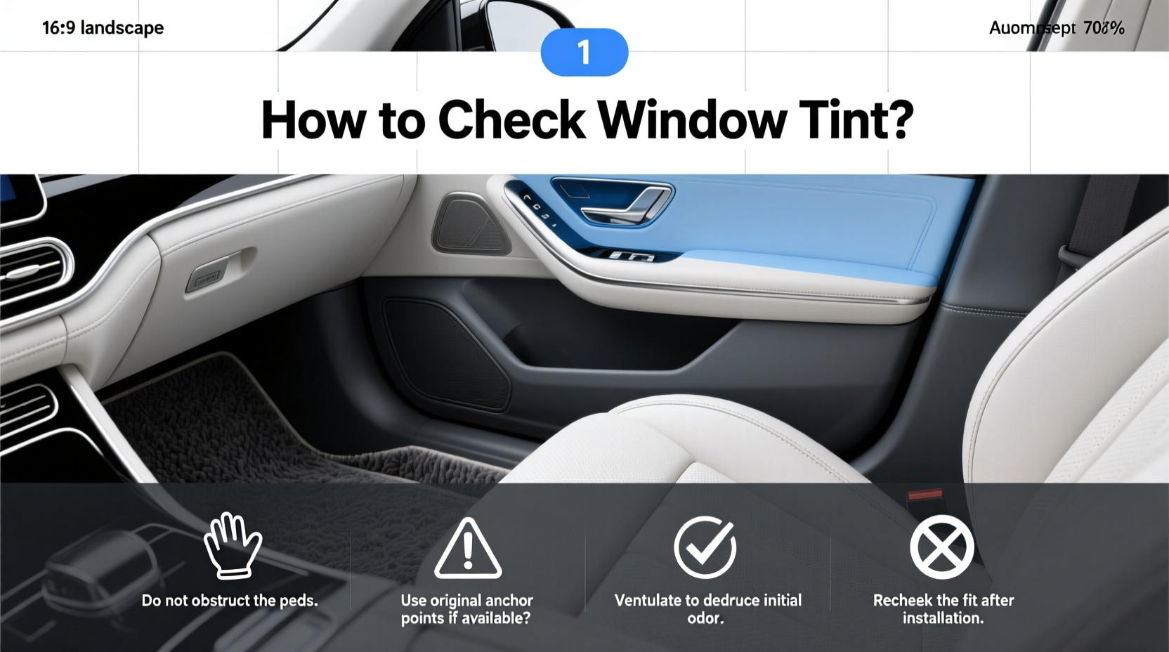 How to Check Tint on Car Windows: Buying Guide & Tips