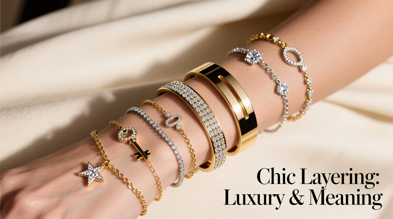 elegant pairing how to style luxury jewelry bracelets with charm bracelets for a chic look