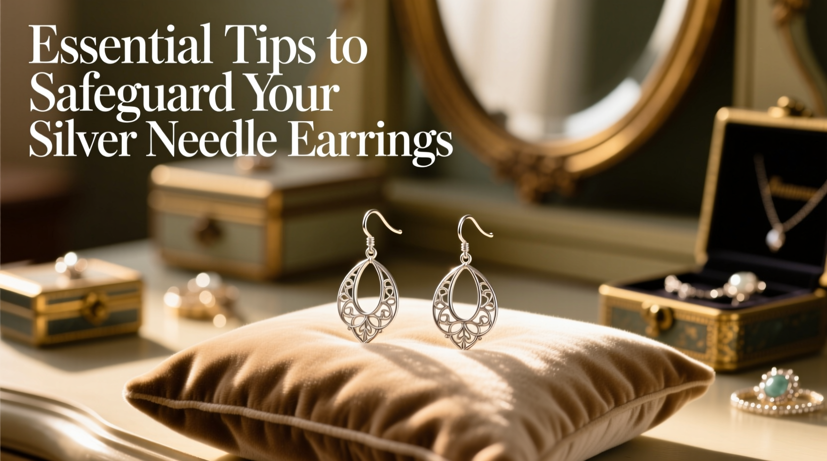 essential tips to safeguard your silver needle earrings from damage and wear