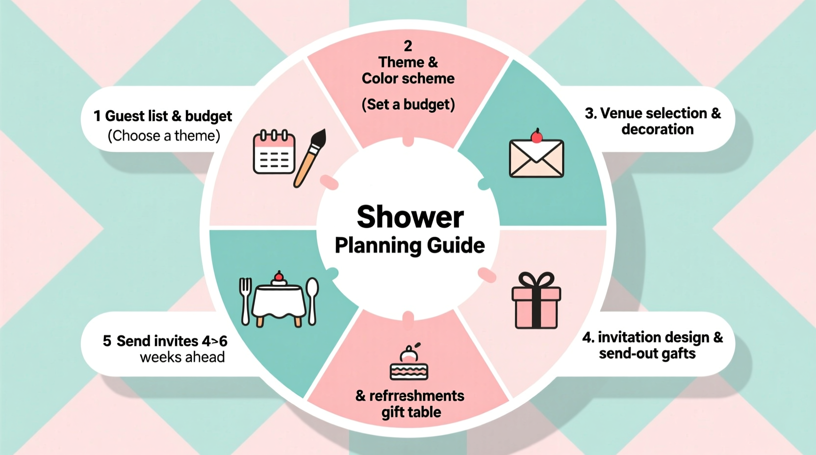 how to plan a wedding shower