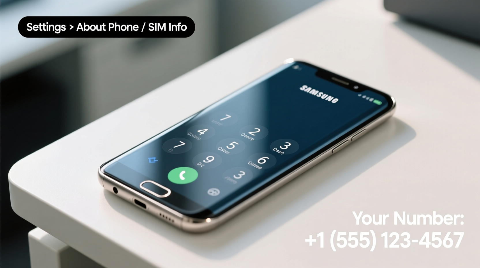 effortless methods to find your phone number on any samsung mobile device