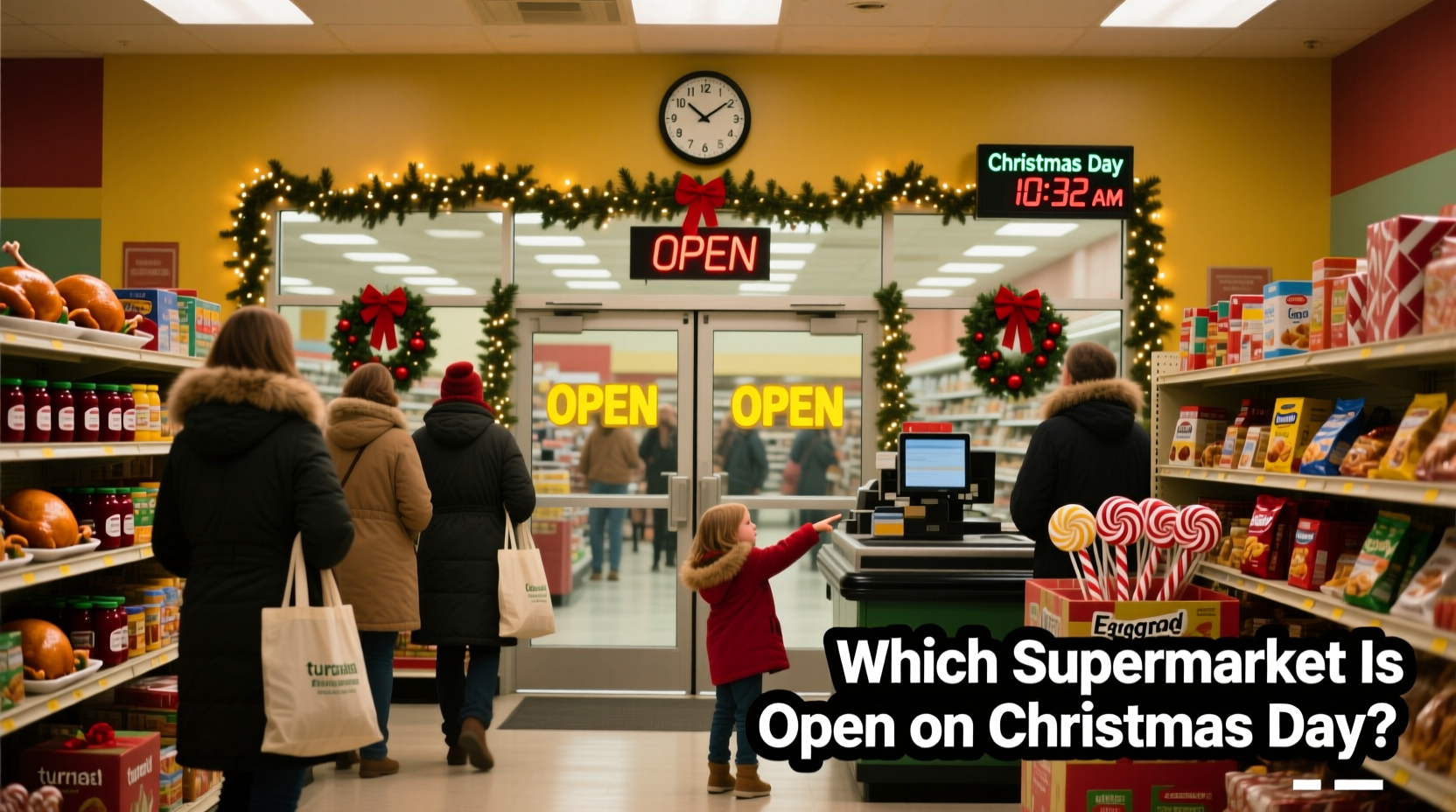 which supermarket is open on christmas day
