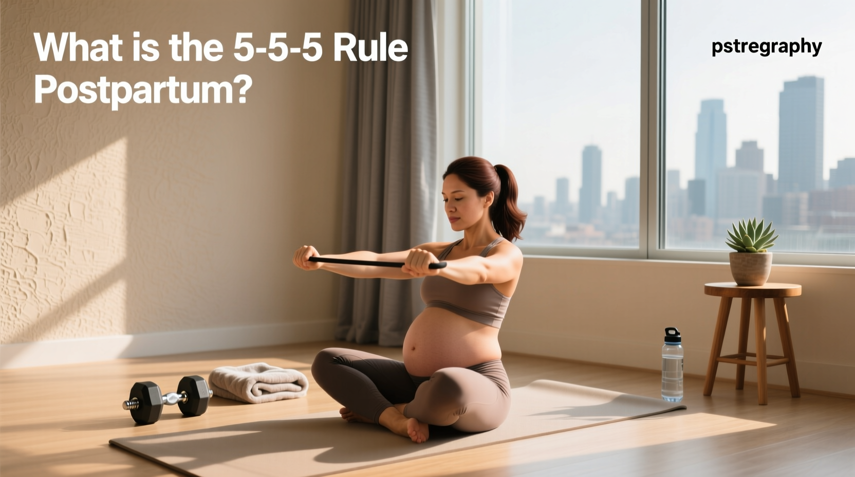 Gentle postpartum strength training exercises