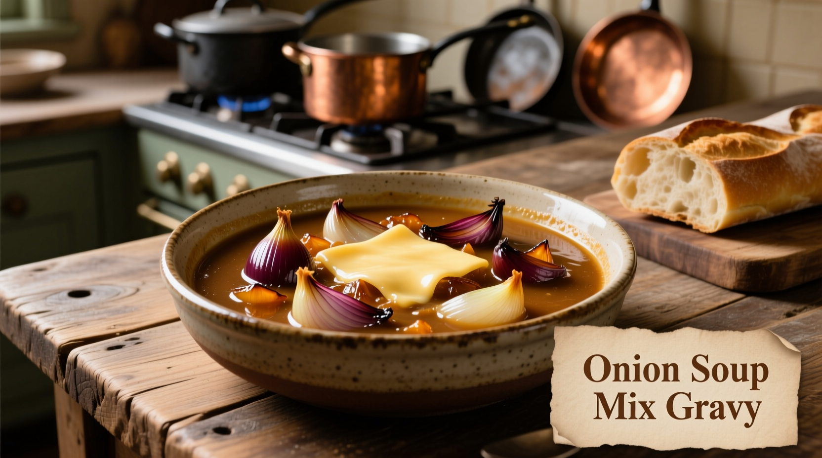 onion soup mix gravy