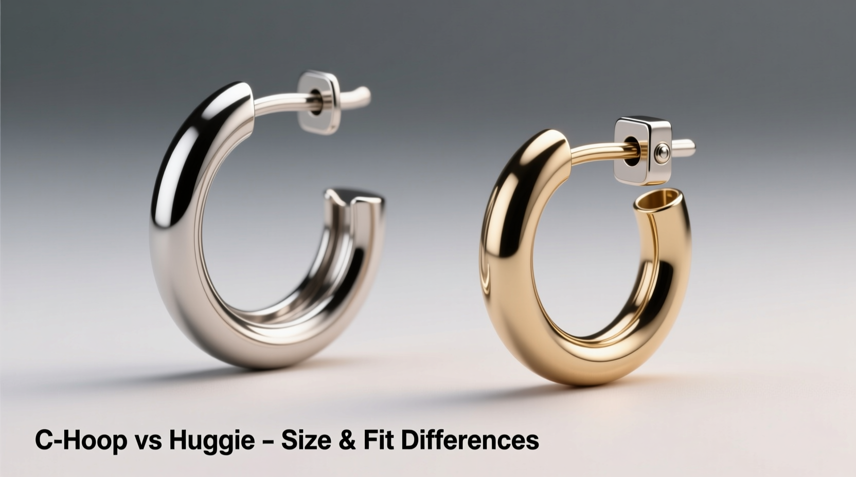 c hoop vs huggie earrings are huggies just smaller hoops or is there more to it