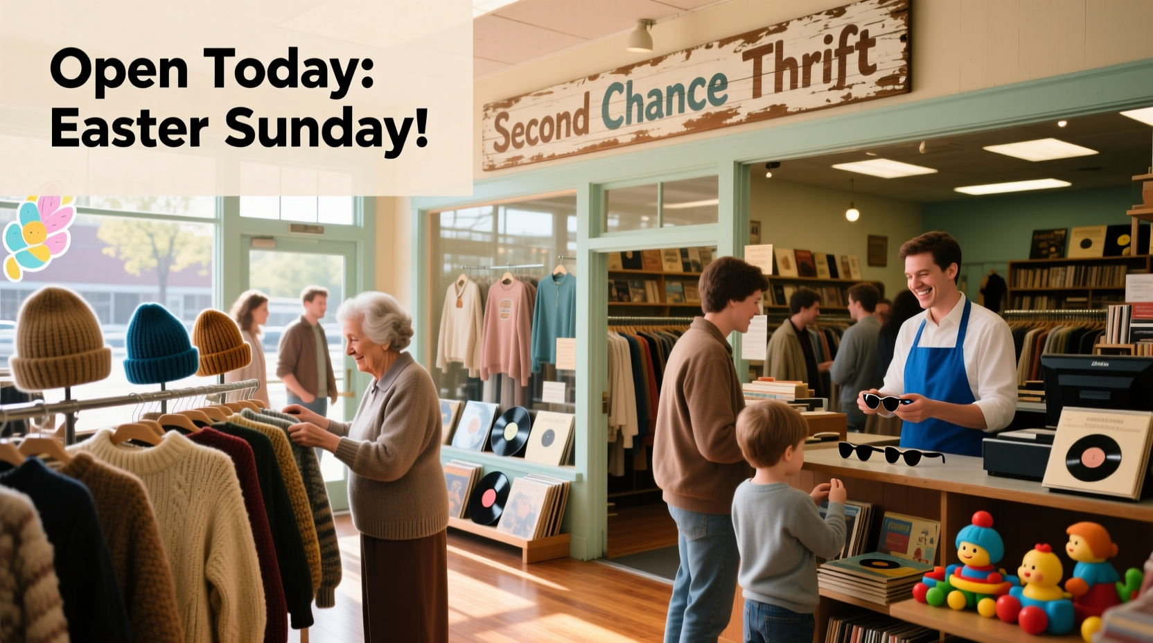 are thrift stores open on easter sunday