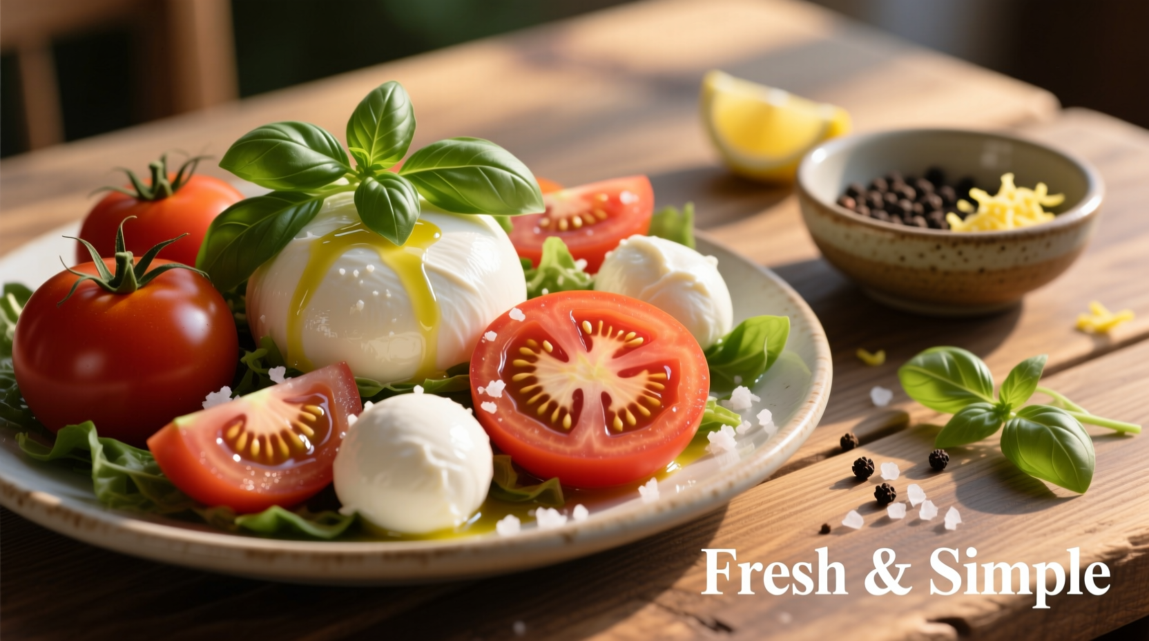 mozzarella tomato salad