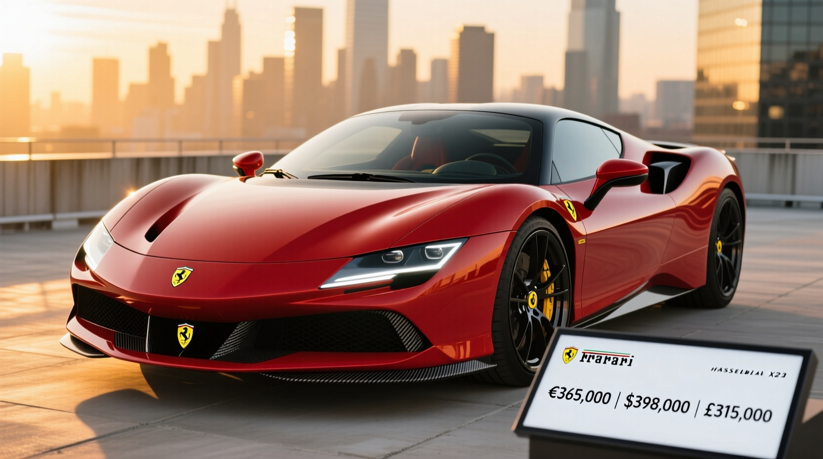how much is a ferrari car