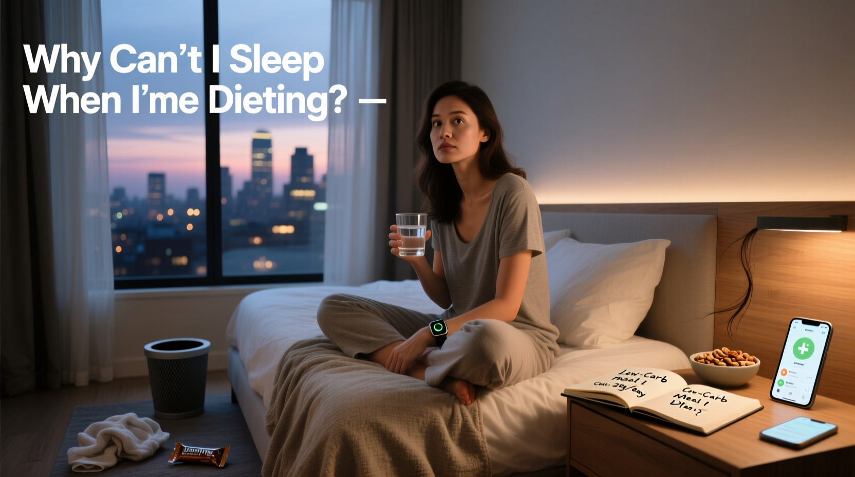 why can't i sleep on a low carb diet 