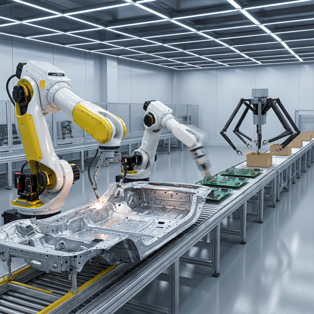 Understanding the Five Major Types of Industrial Robots