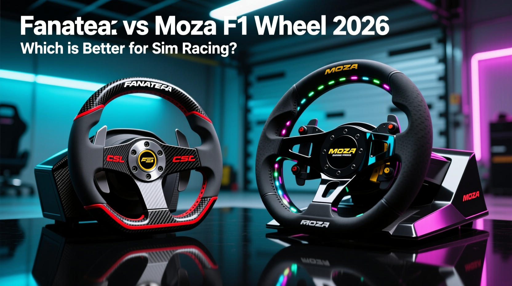 Fanatec vs Moza F1 Wheel 2026: Which Is Better for Sim Racing?