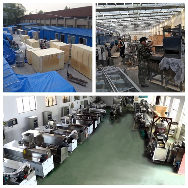 53kw Corn Puff Production Line Jam Center Core Filling Snacks Machine