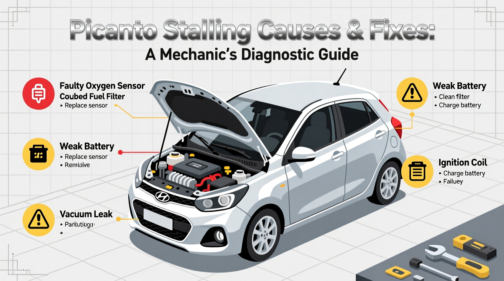 picanto stalling causes fixes