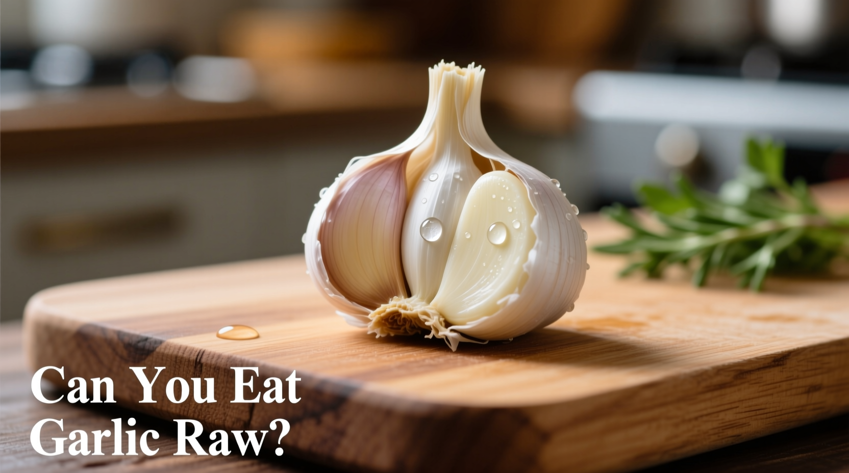 can you eat garlic raw