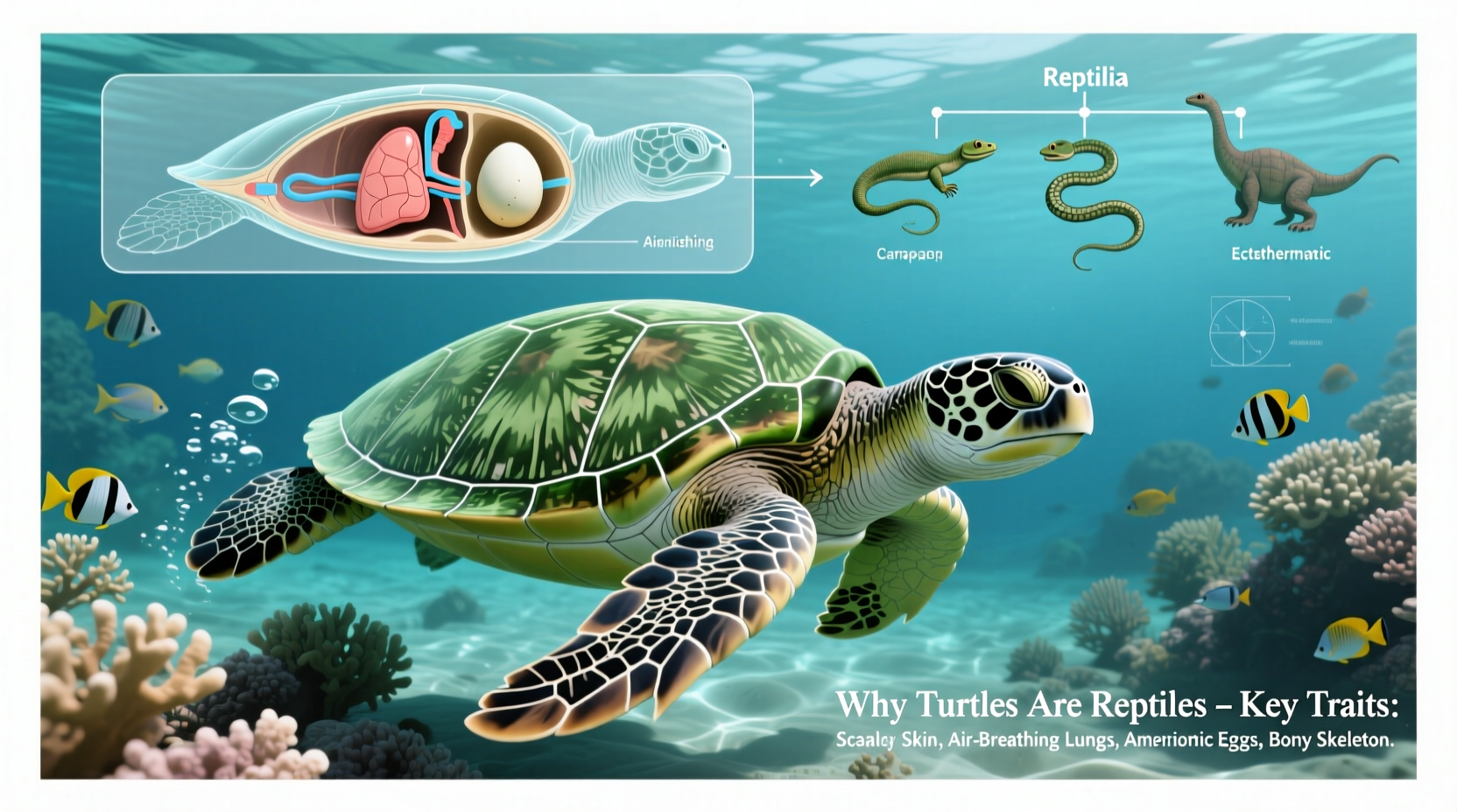 why turtles are reptiles understanding their classification