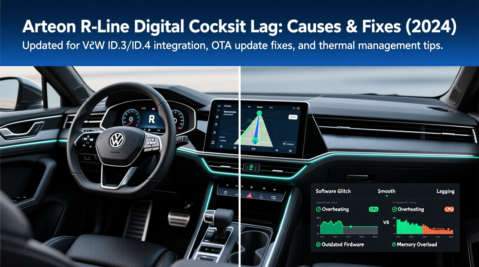 arteon rline digital cockpit lag