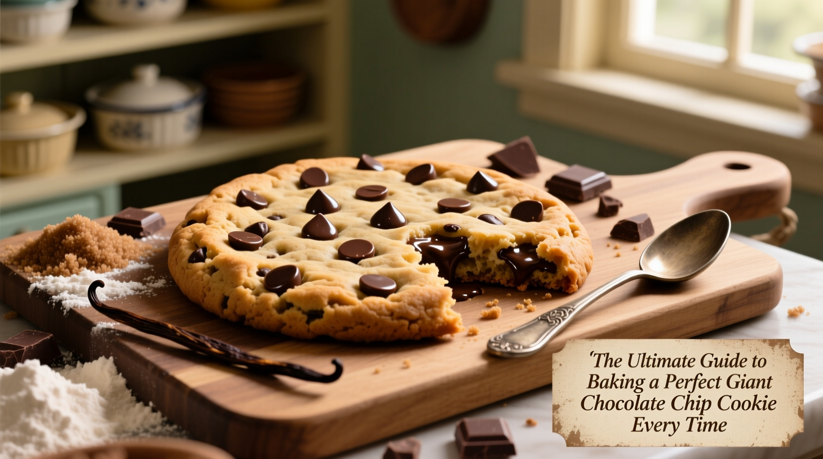 the ultimate guide to baking a perfect giant chocolate chip cookie every time