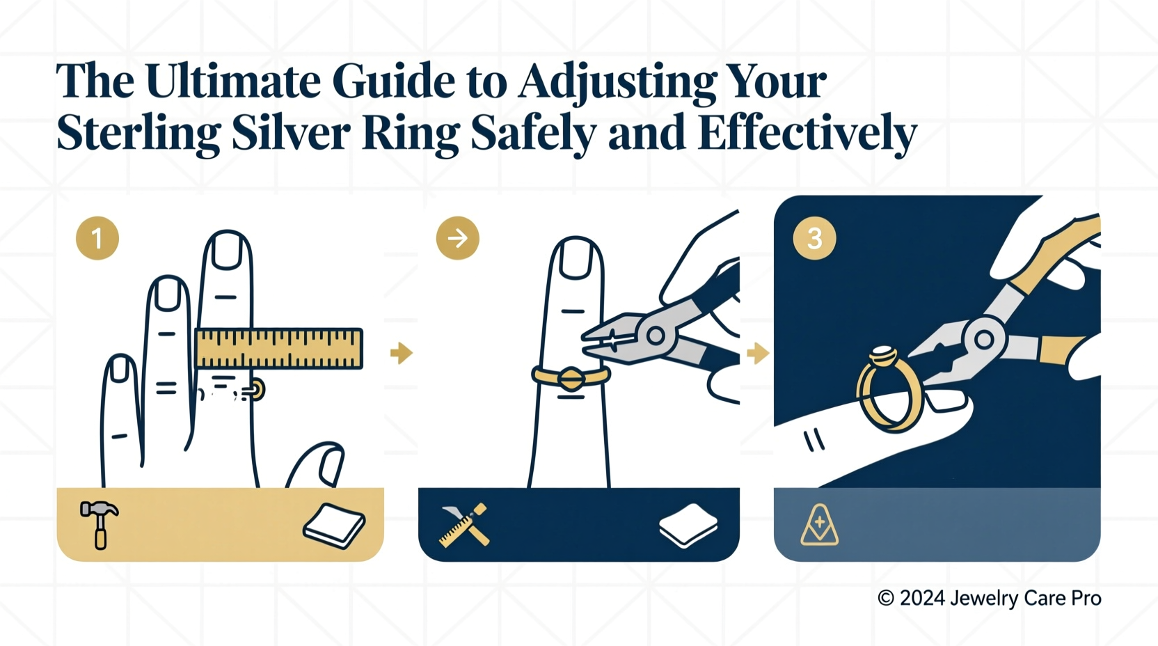 the ultimate guide to adjusting the size of your sterling silver ring safely and effectively