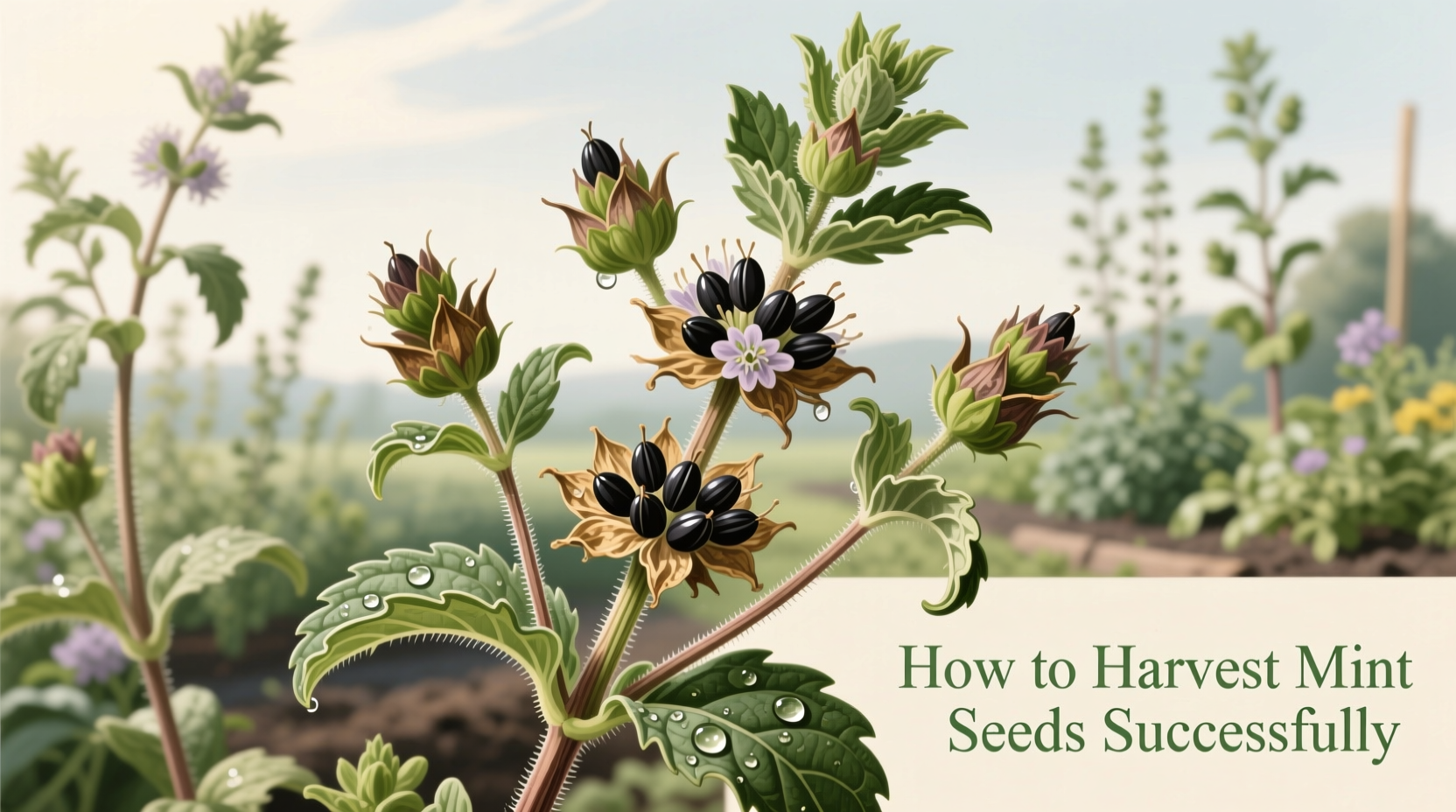 How to Harvest Mint Seeds Successfully
