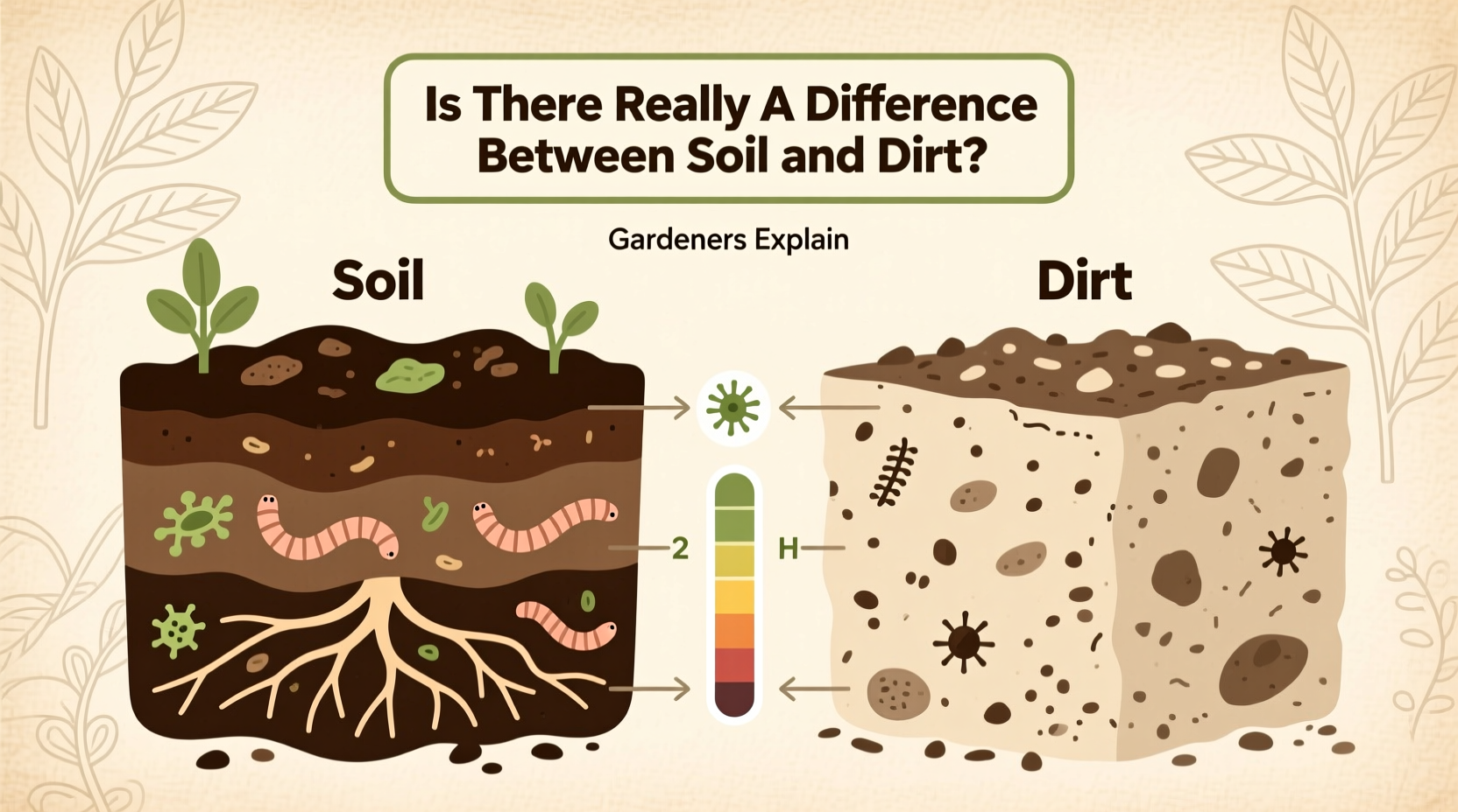 is there really a difference between soil and dirt gardeners explain