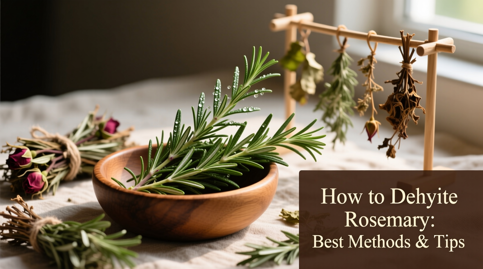how to dehydrate rosemary