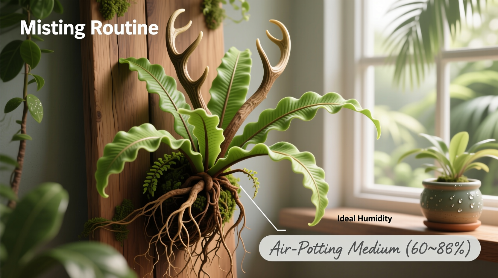 how to care for staghorn fern