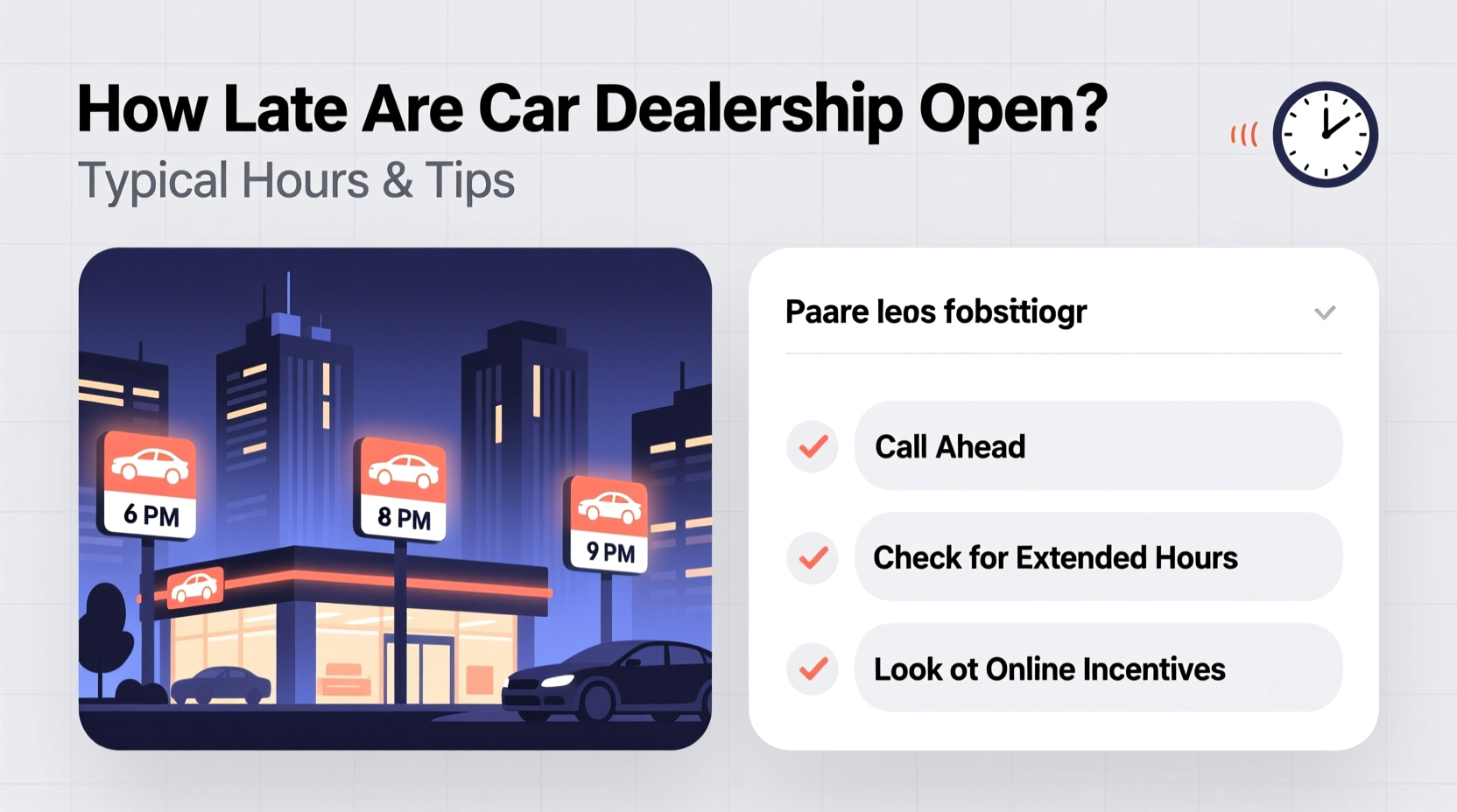 how late are car dealerships open