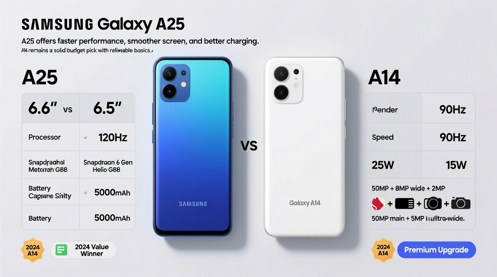 samsung a25 vs a14 is the a25 worth the extra money or is the a14 still good in 2024