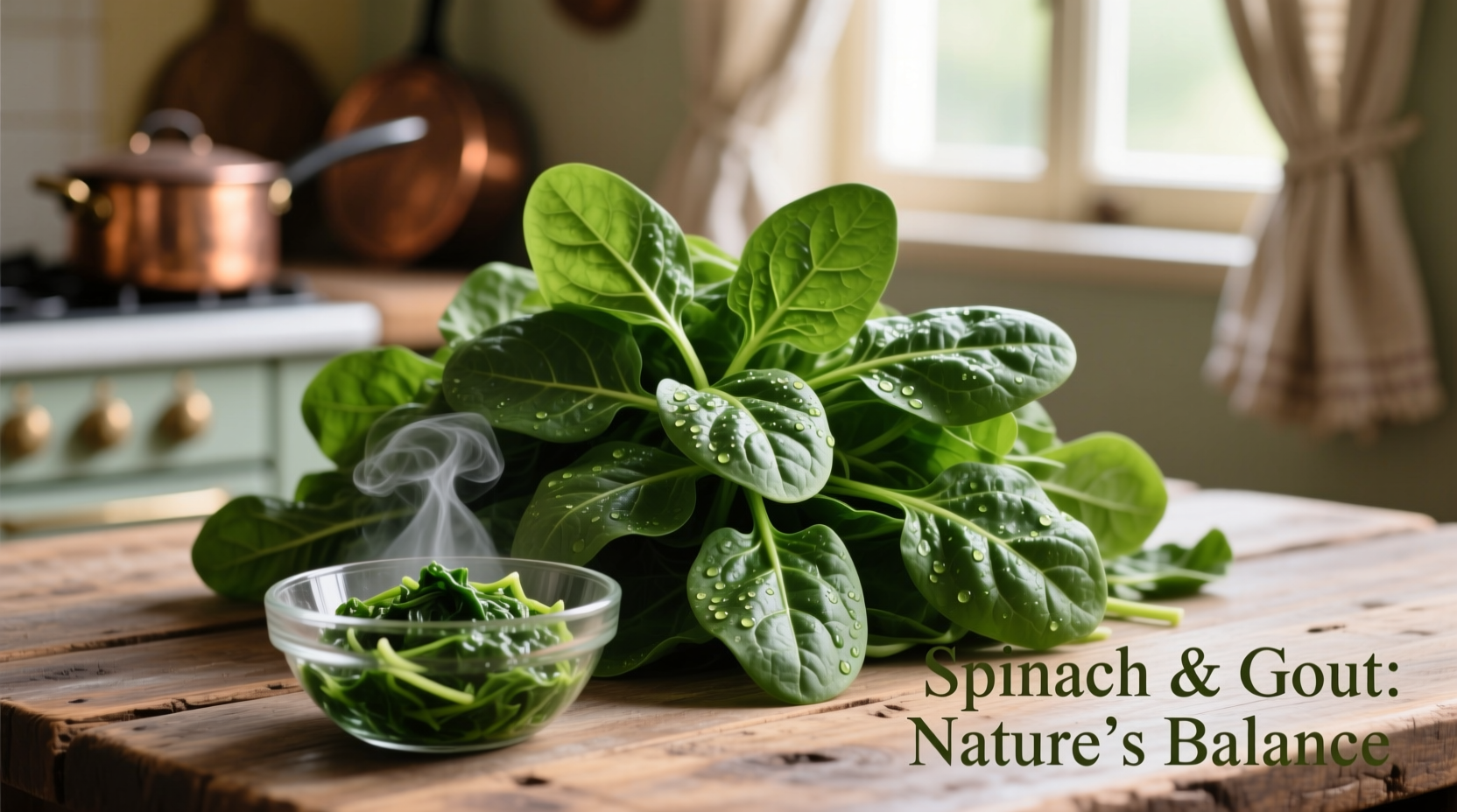 Spinach and Gout: Safe in Moderation According to Research