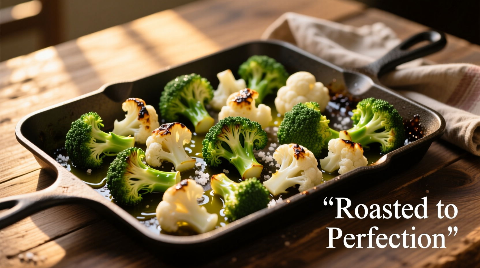 roasting broccoli and cauliflower