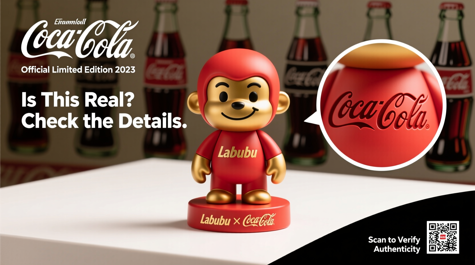 how to tell if labubu coca cola is real