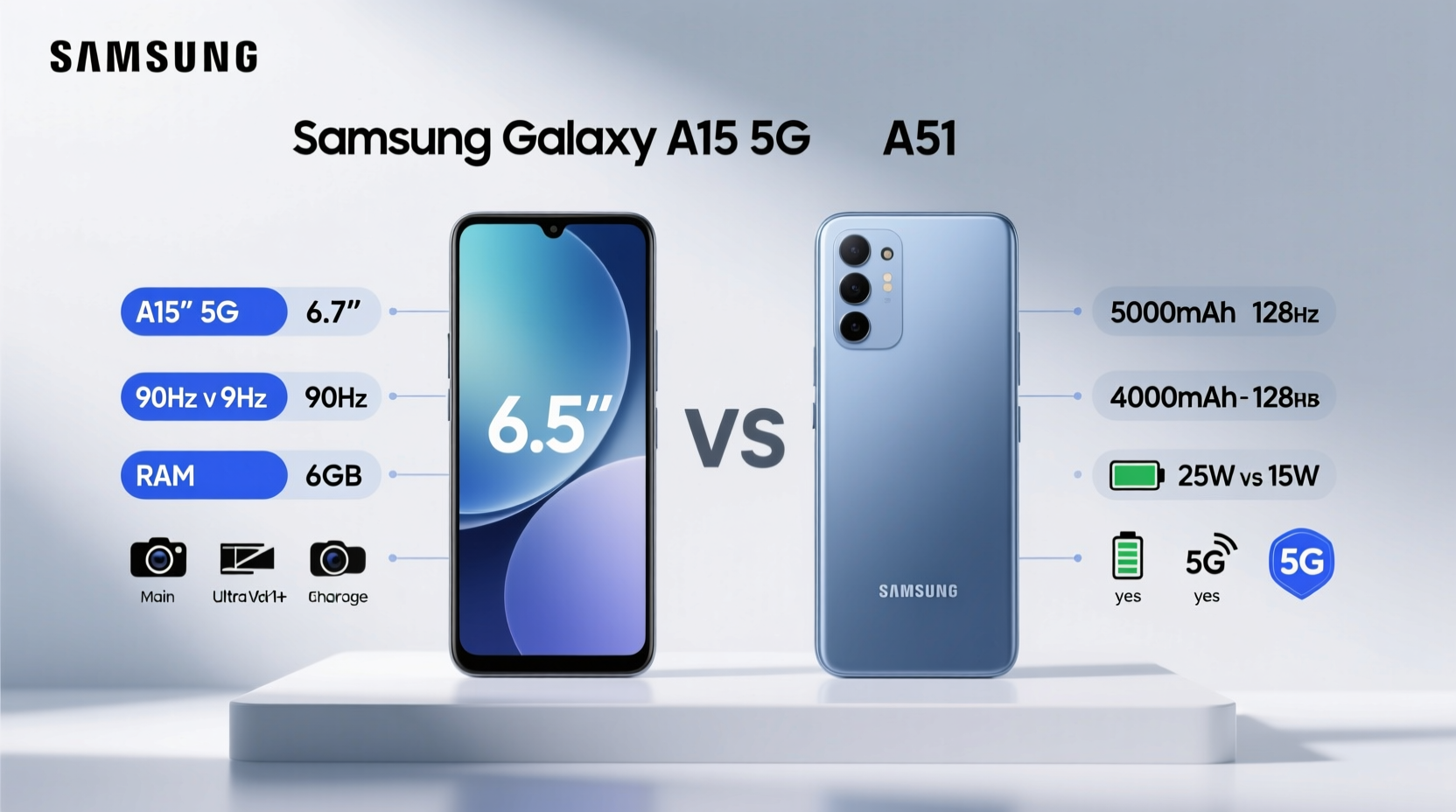 is the samsung a15 5g a worthy upgrade from the a51 what do the specs really tell you