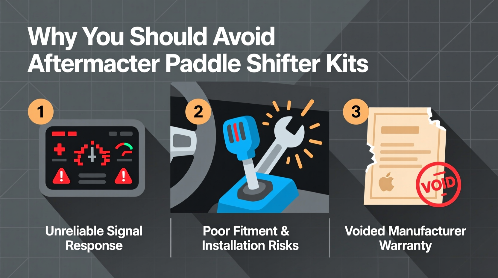 Why You Should Avoid Aftermarket Paddle Shifter Kits