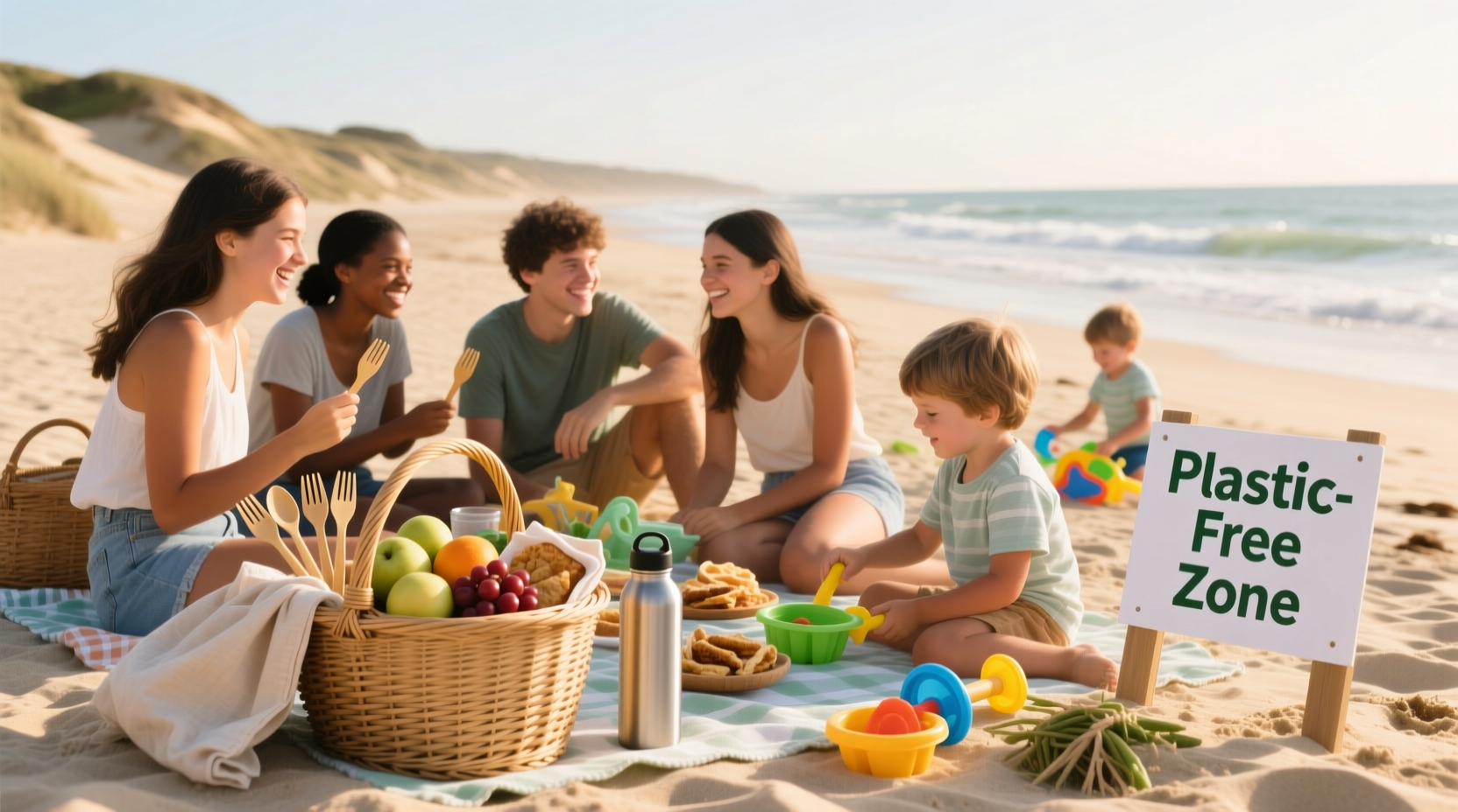 how to waste less plastic this summer