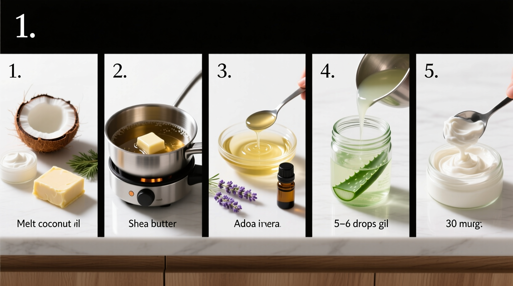 how to make homemade shaving cream in 5 steps