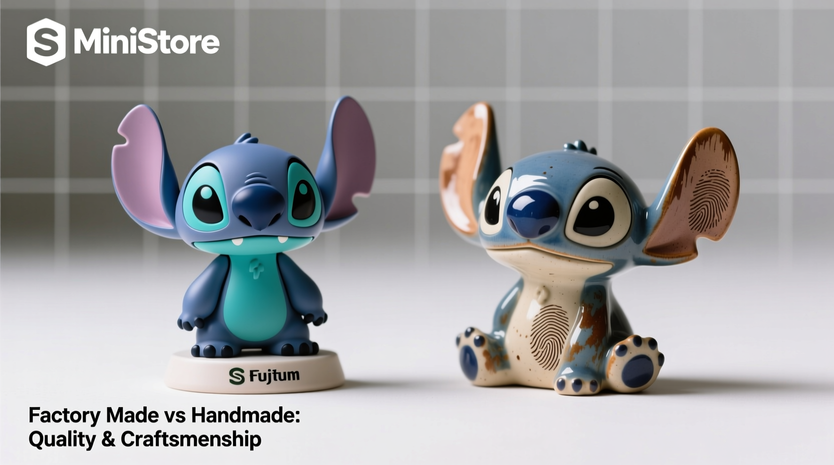 miniso stitch figure vs handmade figurine are the factory made ones actually better quality 2