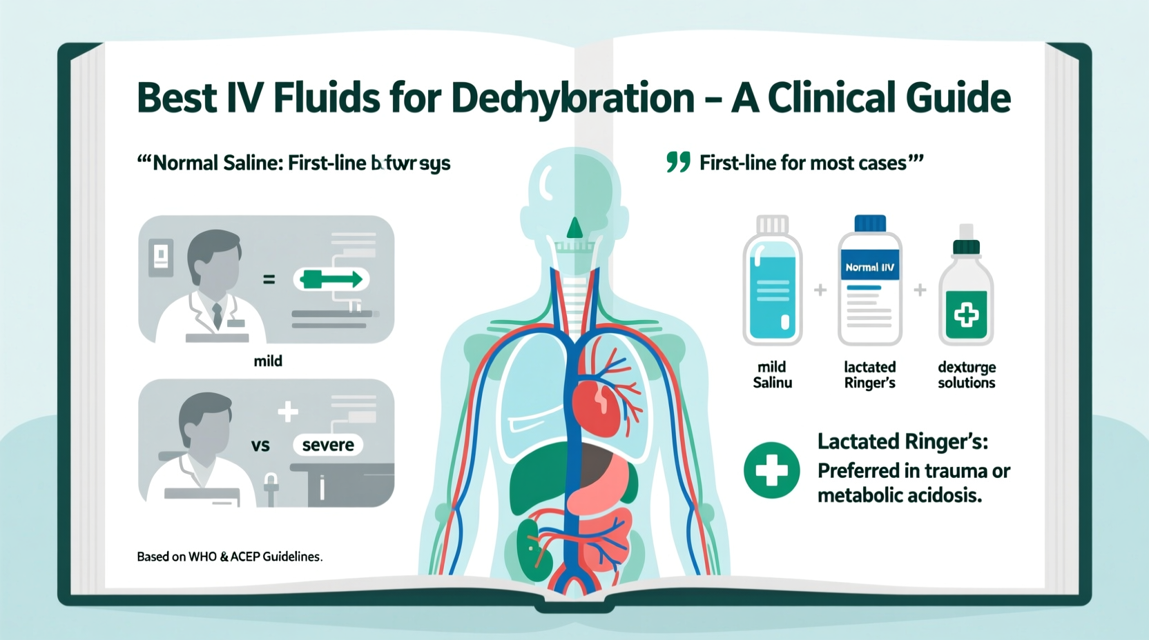which iv fluid is best for dehydration a clear guide to hydration choices