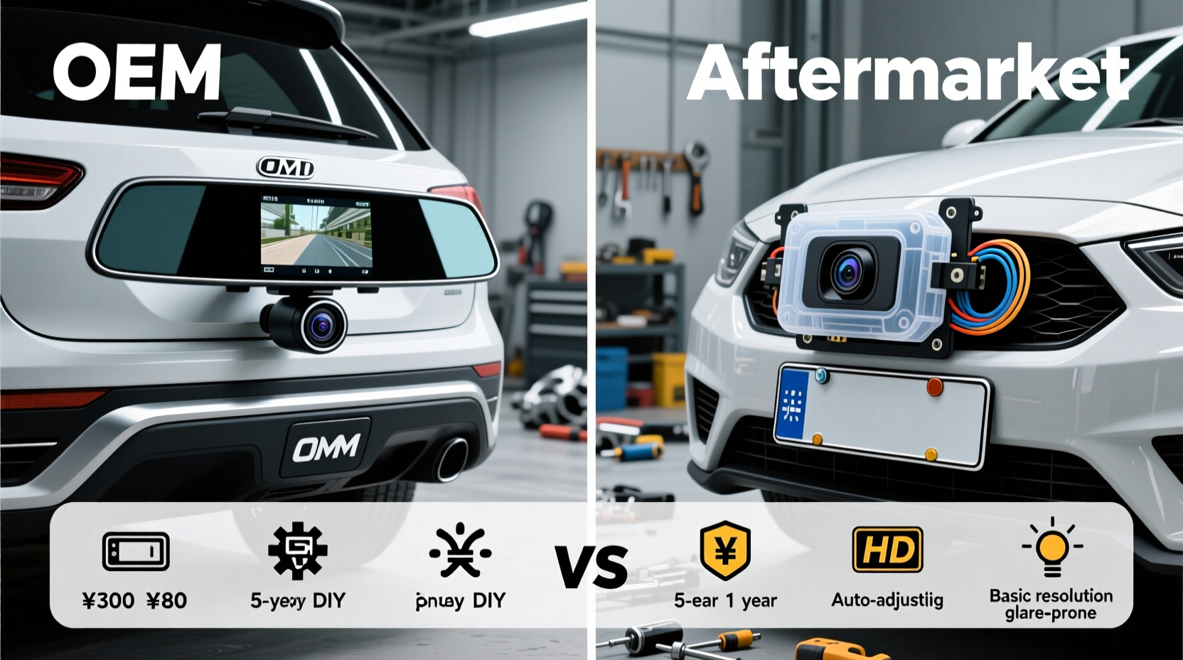 backup camera oem vs aftermarket