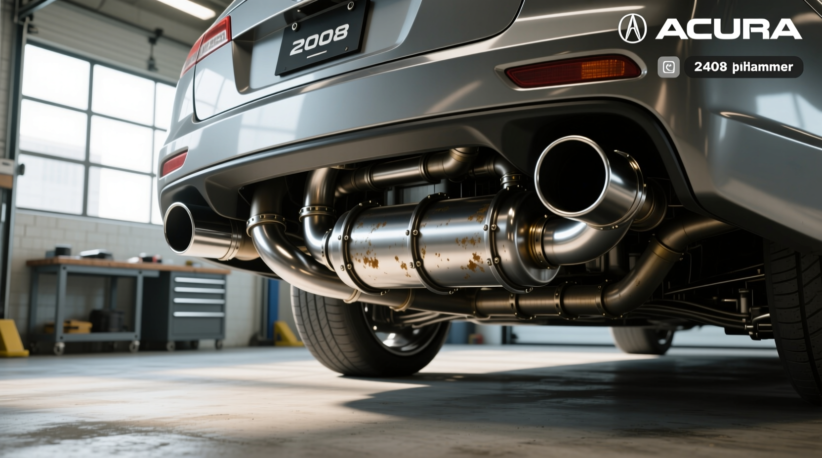 2008 acura tl exhaust system guide