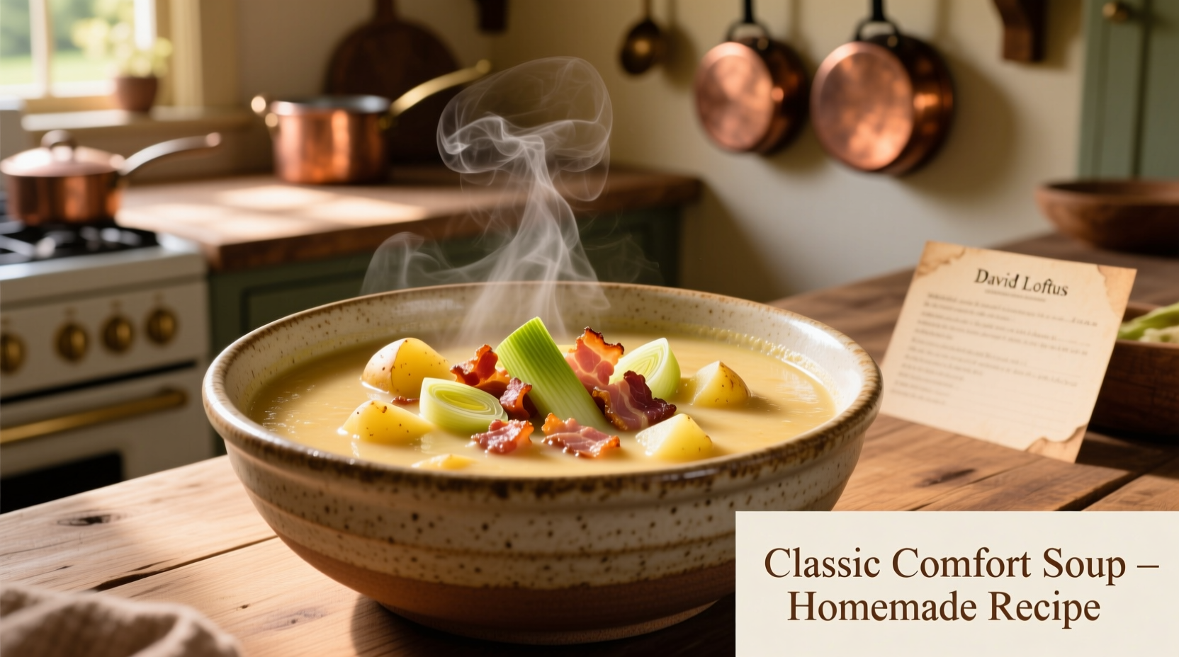 Perfect Potato Leek and Bacon Soup Recipe in 45 Minutes