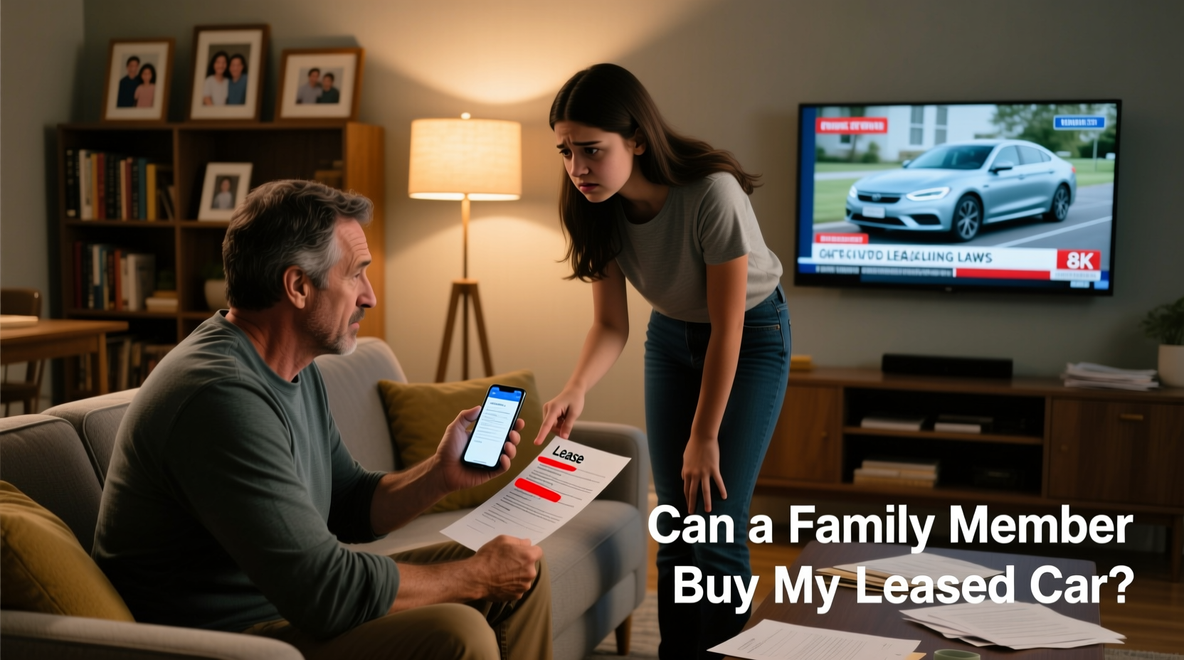 can a family member buy my leased car