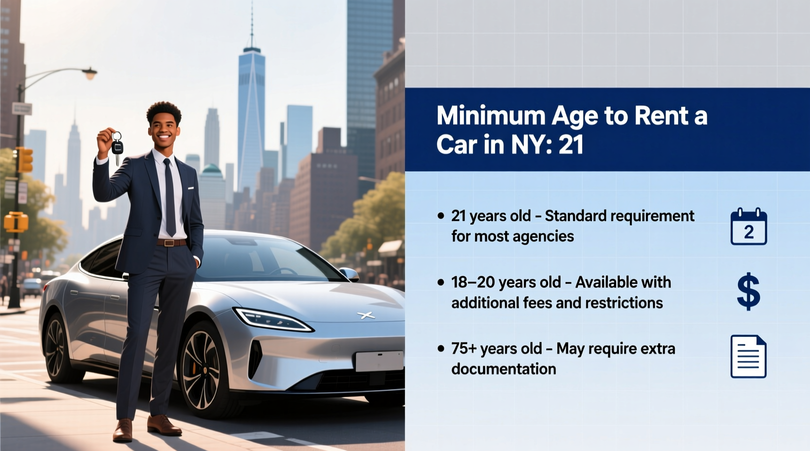 how old to rent a car in ny