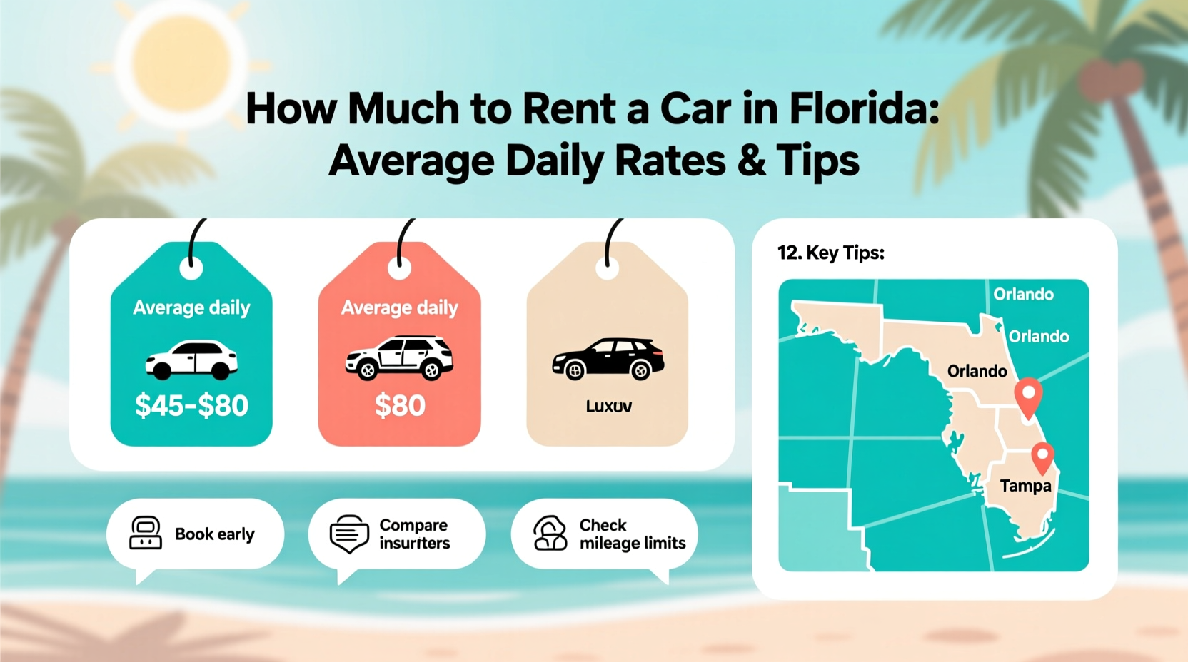 how much to rent a car in florida