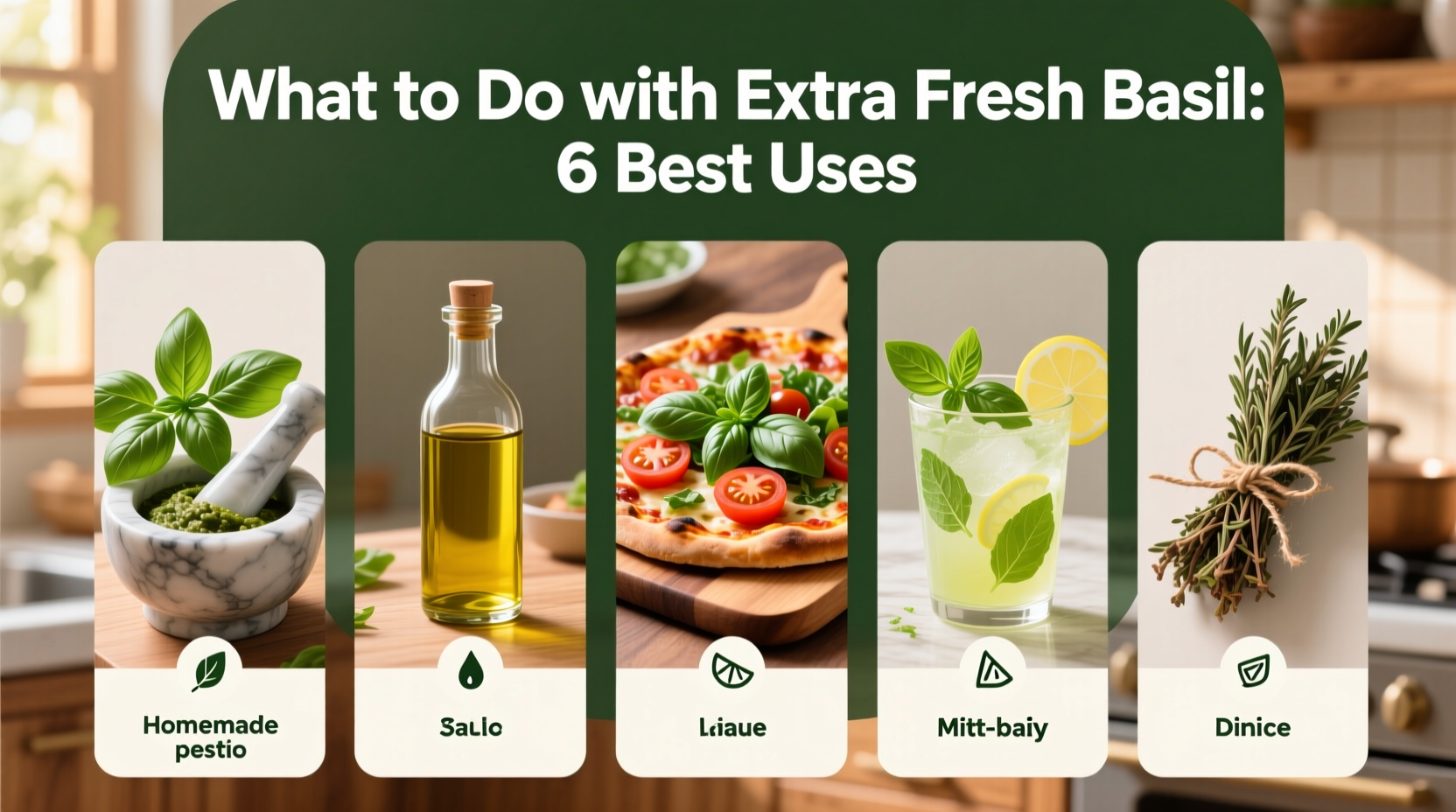 What to Do with Extra Fresh Basil: 6 Best Uses