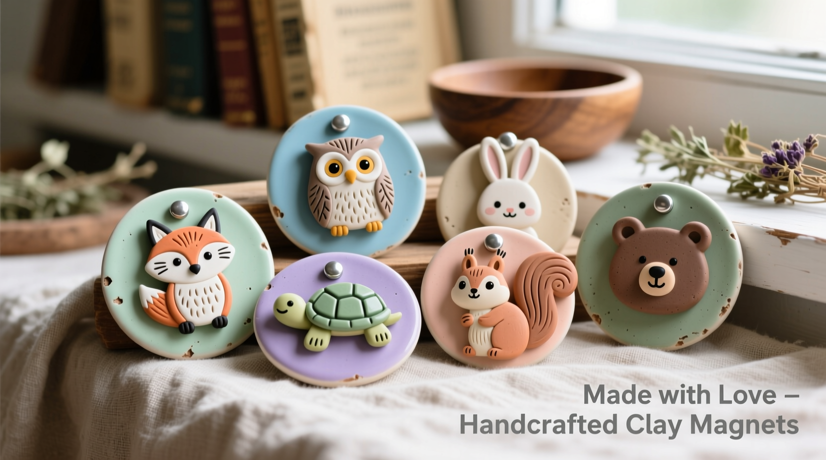 DIY Clay Magnets: Durable Custom Fridge Decor in 30 Min