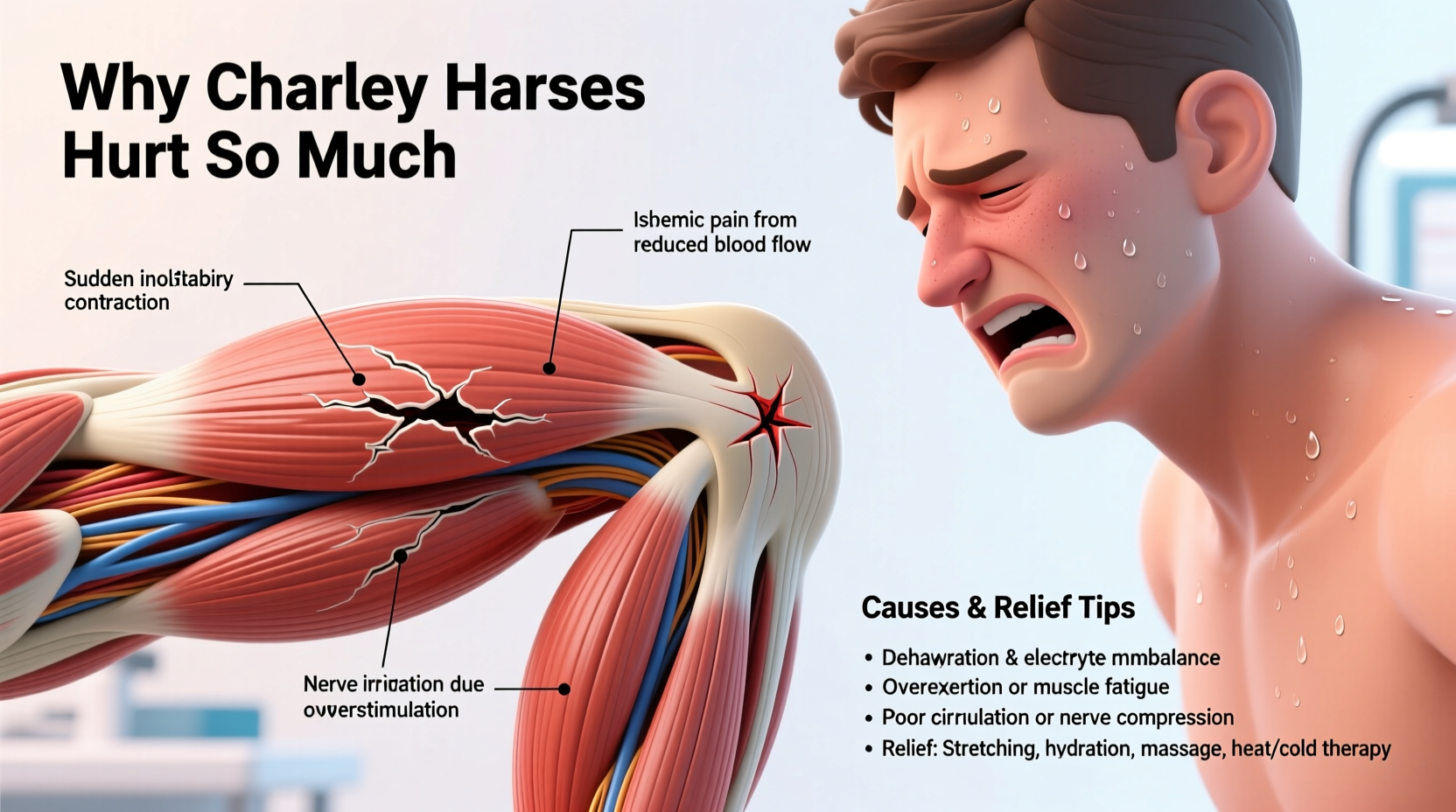 why do charley horses hurt so much causes relief tips