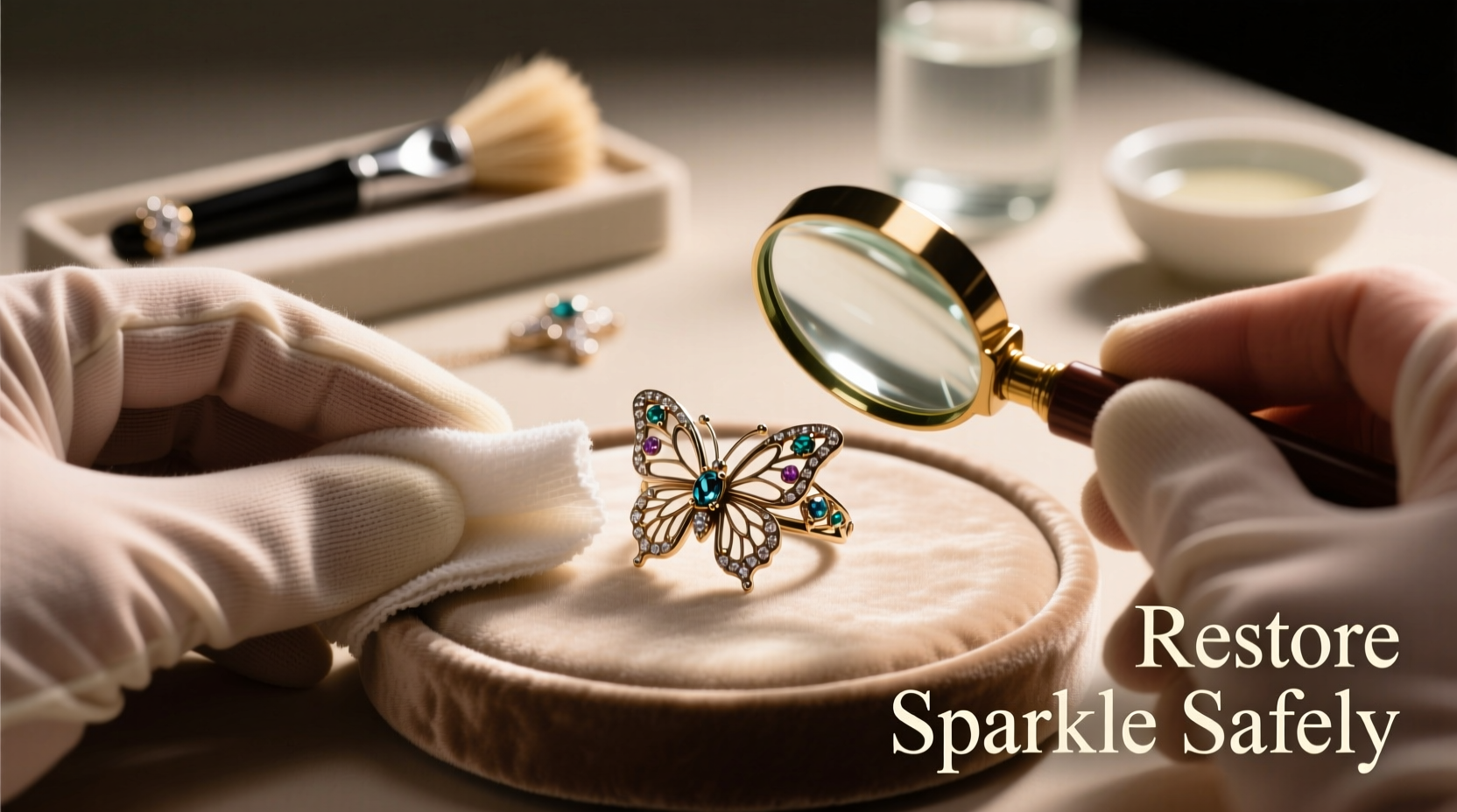 expert guide how to restore the sparkle of your butterfly ring safely and effectively