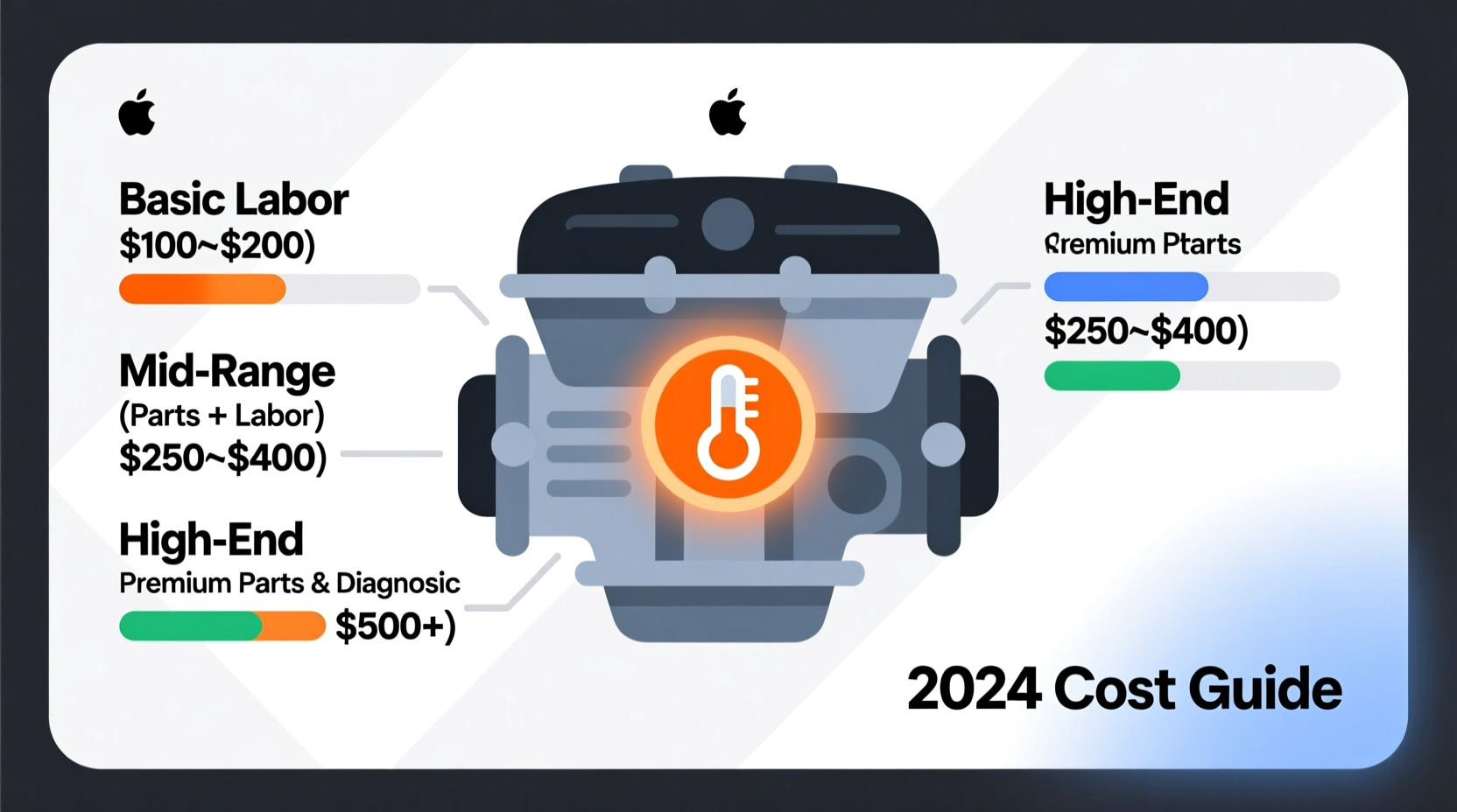 how much to replace thermostat car