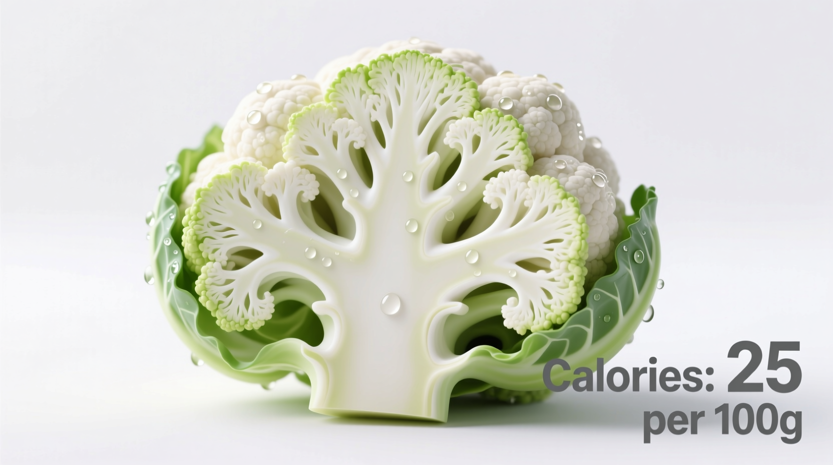 Cauliflower Calories: 25 Per 100g (Complete Nutrition Facts)